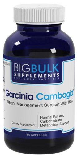 Garcinia cambogia acide hydroxycitrique (HCA) en vrac Soutien Gestion du poids Big suplements Garcinia cambogia fruits 800mg par portion 180 Capsules 1 Bouteille