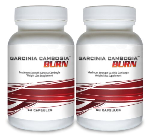 Garcinia cambogia Burn (2 bouteilles) - Clinique Force Garcinia cambogia supplément de perte de poids. Le mieux notés All Natural Fat Formule minceur pour la brûlure