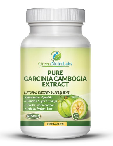 Garcinia cambogia extrait pur - Résultats cliniquement vérifiés - 1.200 mg par 2 capsules - Trente (30) jours d'approvisionnement - extrait naturel de 50% HCA pour perdre du poids