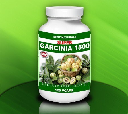 Meilleures Naturals, SUPER GARCINIA 1500 (Garcinia cambogia Extract 500 mg par gélule) - 120 Capsules Veggie