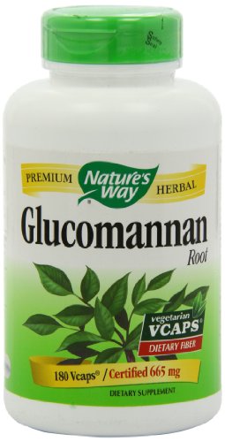 Nature Way Glucomannan Root, 665 mg, 180 VCaps