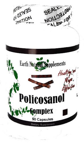 Policosanol * 12.5mg avec bêta sitostérol, racine de konjac fibre (glucomannane) 90 Capsules