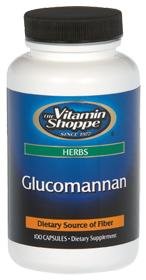 Vitamin Shoppe - Glucomannan (racine de konjac), 100 capsules