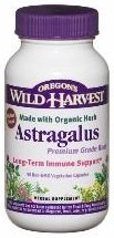Astragalus organiques par Wild Harvest Oregon - 90 Cap végétarien. , Premium Racine année, à long terme pour le système immunitaire
