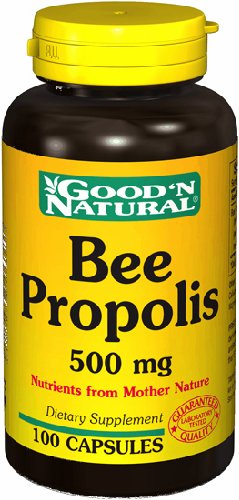 Bee Propolis 500mg - 100 caps,(Good'n Natural)