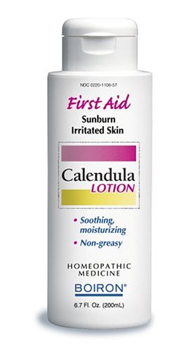 Boiron Homeopathic Medicine Calendula First Aid Lotion for Sunburn and Irritated Skin, 6.7-Ounce Bottles (Pack of 2)