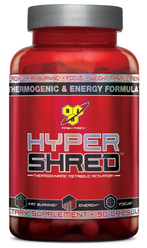 BSN Hyper Shred Capsules, 90 Count
