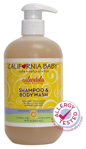 California Baby Shampoo and Body Wash Calendula French Lavender -- 19 fl oz