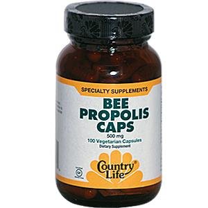 Country Life Bee Propolis, 500 mg, 100-Count