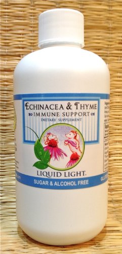 Echinacea & Thyme avec Sureau 8 Bouteille Oz - Froid System Support saison immunitaire. Kid Safe trop.