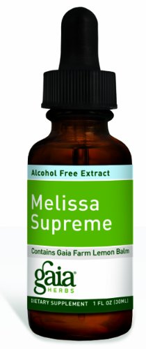Gaia Herbs Melissa suprême, sans alcool, 1-Ounce Bottle (Pack de 2)