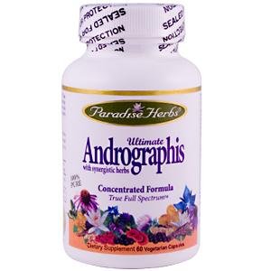 Herbes Paradise Andrographis avec capsules végétariennes sureau, 60 Count