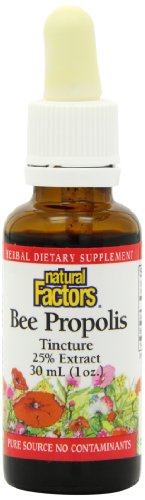 Natural Factors Bee Propolis Tincture 25%, 1-Ounce