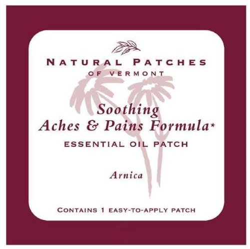 Naturopatch Of Vermont Arnica for Aches & Pains Aromatherapy Body Patches Single Sachet (Pack of 6)