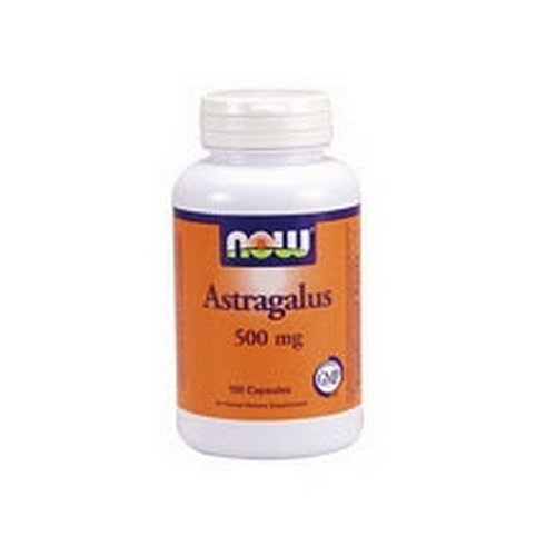 NOW Foods astragale, 100 Capsules 500mg / (Pack de 4)