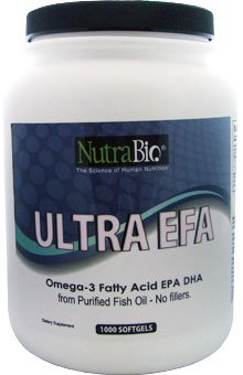 NutraBio Ultra EPT - Omega 3-6-9 acides gras essentiels 500 Capsules