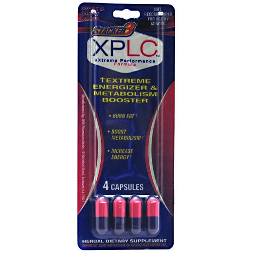 NVE Pharmaceuticals Stacker 3 XPLC Extreme Energizer & Metabolism Booster 24ea