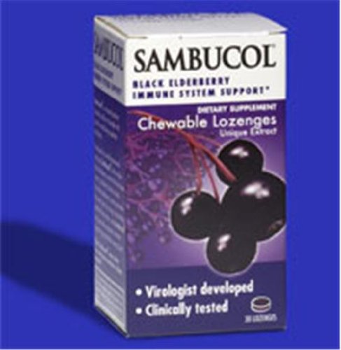 Sambucol baies de sureau noir original de 30 pastilles