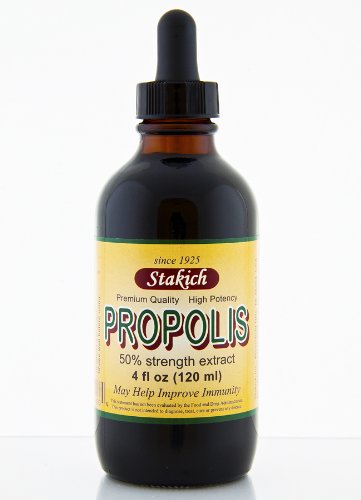 Stakich PROPOLIS 4 oz Liquid Extract, 50% - Top Quality