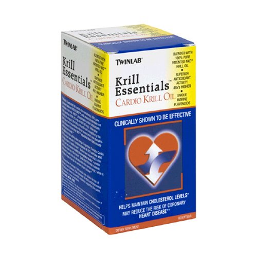 TwinLabs Cardio huile de krill, 60 gélules