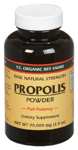 YS Royal Jelly/Honey Bee - Propolis Powder, 70,000 mg, 2.5 oz powder