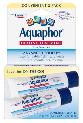 Aquaphor Bébé To-Go Pack, onguent, deux tubes .35 once (pack de 3)