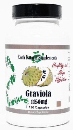 Graviola poudre de feuilles * 1150 mg, 240 capsules * par terre naturelle!!! (2 bouteilles)