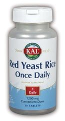 KAL - Levure de riz rouge une fois par jour 1200mg - Tab 60ct