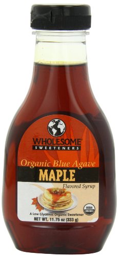 Les édulcorants sains organique Agave bleu, à saveur d'érable, bouteilles 11,75 onces (pack de 6)