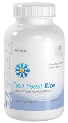 Levure de riz rouge avec prise en charge du cholestérol CoQ10 90 capsules 1 Bouteille