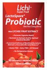 Lichi fruit superbe Probiotic - Approvisionnement de 30 jours - 30 Tablets