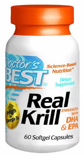 Meilleur réel Krill renforcée du médecin avec le DHA et l'EPA, 60-Count
