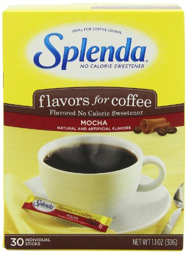 Pas de Splenda édulcorant hypocalorique, saveur de café, moka, 30-Count Boxes (pack de 6)