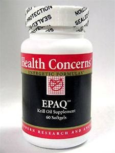 Problèmes de santé EPAQ Huile de Krill, 500 mg - 60 gels