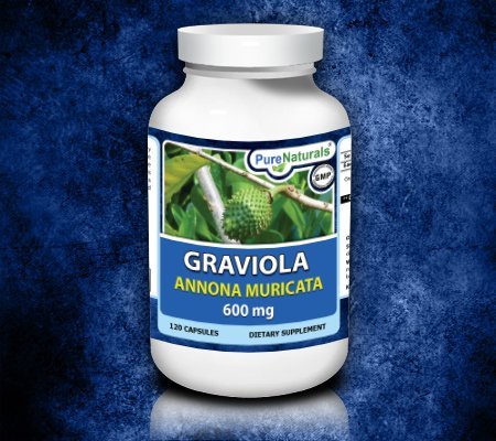 Pure Naturals, Graviola, Annona muricata, 600 mg, 120 Capsules