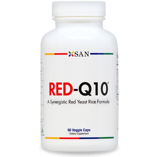 RED-Q10 ® Levure de riz rouge avec CoQ10 et le resvératrol. Made in the USA. (1 pièce)