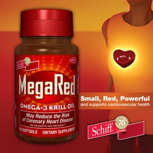 Schiff MegaRed Omega-3 Huile de Krill 300 mg, 90 gélules chacune (pack de 6)