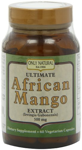 Seulement mangue africaine ultime naturel, 60-Count