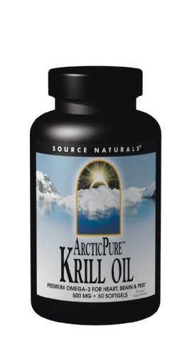 Source Naturals ArcticPure Huile de Krill 500mg, 60 gélules