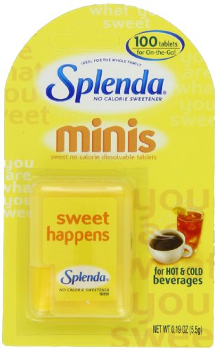 Splenda Minis tablettes résorbables, 100-Count (pack de 4)