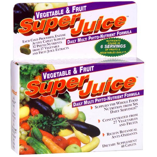 Super jus de légume et de fruit, Daily multi Formule phyto-nutriments 60 comprimés