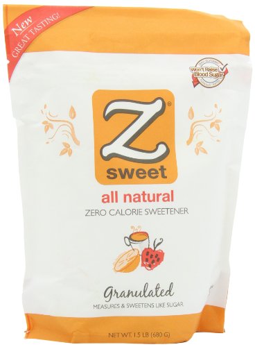 Zsweet All Natural édulcorant zéro calories, les sachets de 1,5 livres (pack de 2)
