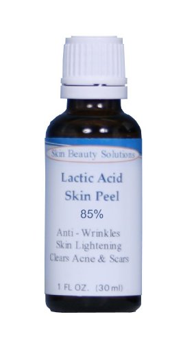 (1 oz / 30 ml) d'acide lactique 85% Peau Chemical Peel-alpha-hydroxy (AHA) pour l'acné, peau éclaircissant, les rides, la peau sèche, les taches de vieillesse, le teint inégal, le mélasma & More (à partir de beauté de la peau Solutions)
