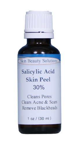 (1 oz / 30 ml) d'acide salicylique 30% la peau peeling chimique - bêta-hydroxy (BHA) pour l'acné, peau grasse, points noirs, blancs, pores obstrués et plus (à partir de beauté de la peau Solutions)