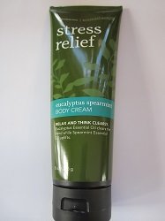 Bath and Body Works Aromathérapie Eucalyptus Menthe verte Stress Relief Body Cream 8 Oz
