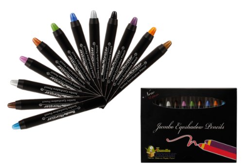 Bundle monstre Pro 12 couleurs Jumbo Eye Shadow Liner Cosmétiques Maquillage Crayons Set