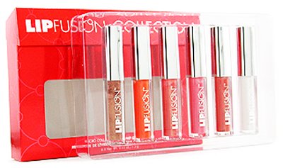 Collection Cadeau Lipfusion Set Micro Collagène Lip Plump Color Shine Gloss repulpant bâton beauté Fusion