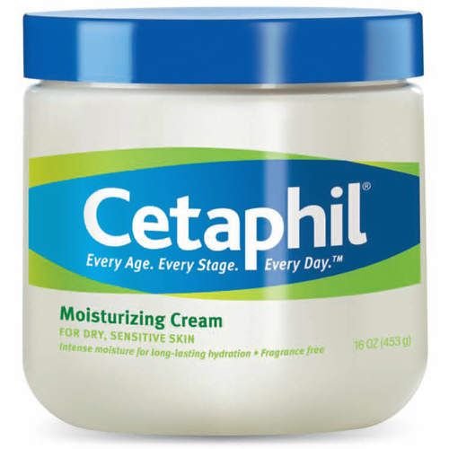 Crème hydratante Cetaphil pour peau sèche, sensible, sans parfum, non comédogène (20 Oz)