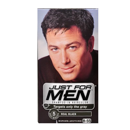 Just for Men shampooing-dans les cheveux couleur noir véritable H-55