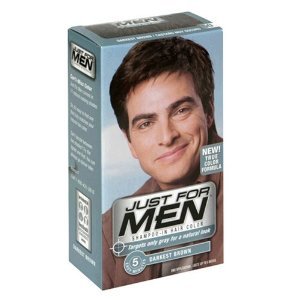 Just for Men shampooing-la couleur des cheveux, Darkest Brown 50, l'emballage peut varier, 1 application, (Packof 3)